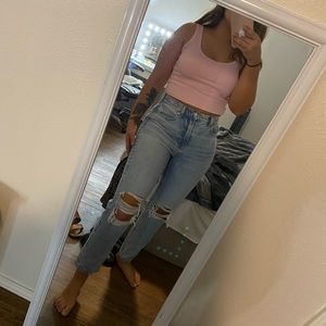 NWOT American eagle mom jeans